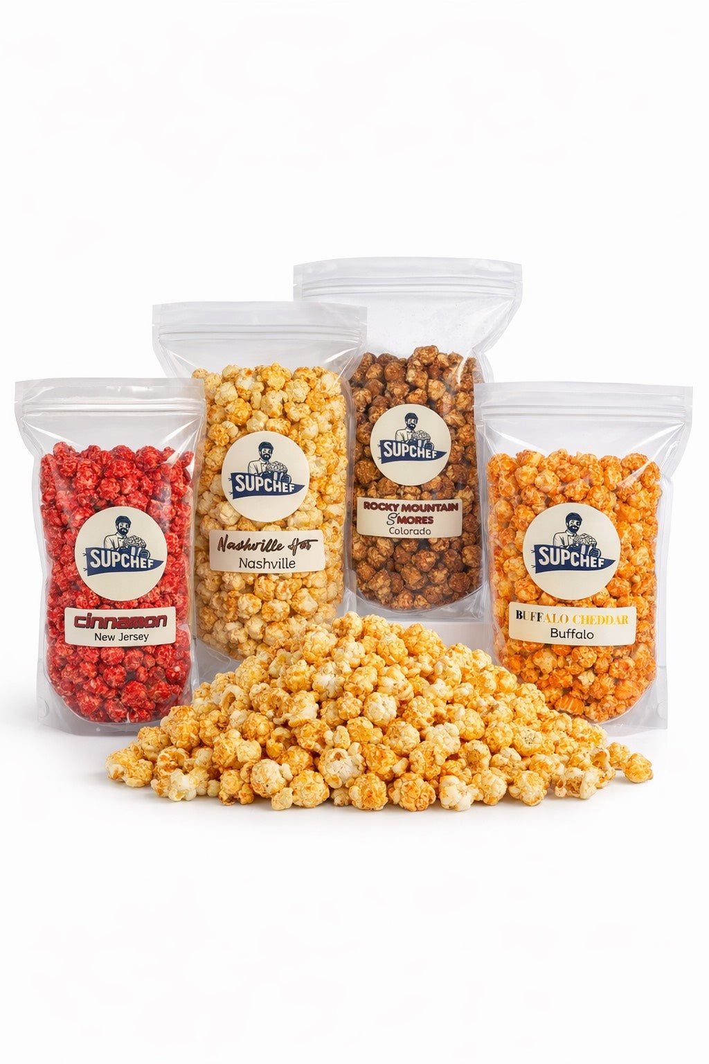 SupChef Popcorn Four Pack